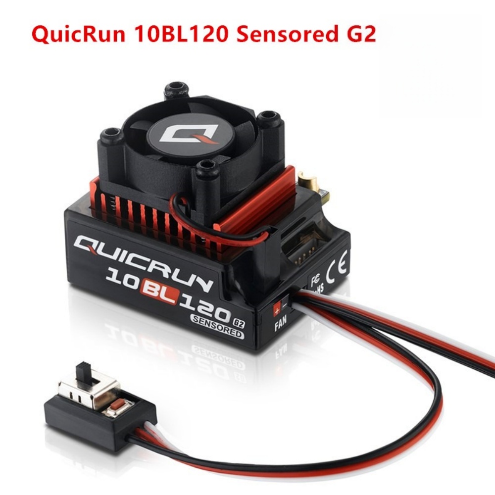 Rc Hobby Motor - FATJAY Hobbywing QUICRUN-10BL-120-G2 120A ESC Controlador