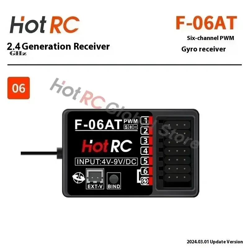 Receptor Giroscópico HOTRC 2.4 - Rc Hobby Shops reseña y precio