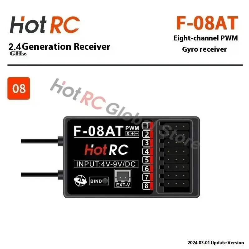Receptor Giroscópico HOTRC 2.4 - Rc Hobby Shops reseña y precio