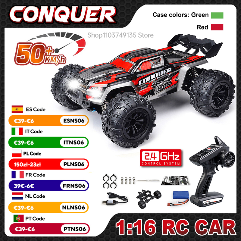 WLtoys-coche RC grande a escal - Rc Hobby Grade Truck reseña y precio