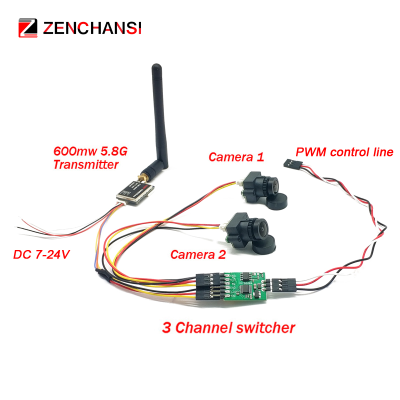 Monitor FPV 5,8G 48CH 4,3 pulg - Rc Plane Hobby Zone reseña y precio