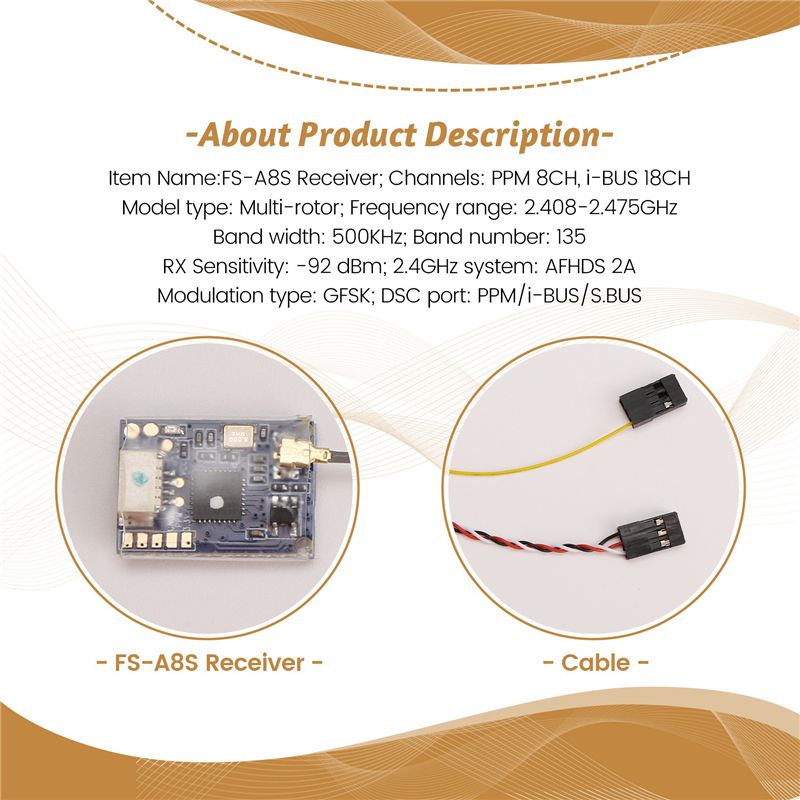 AS96: receptor mini de 2,4 GHz - Receiver Sbus 8Ch reseña y precio