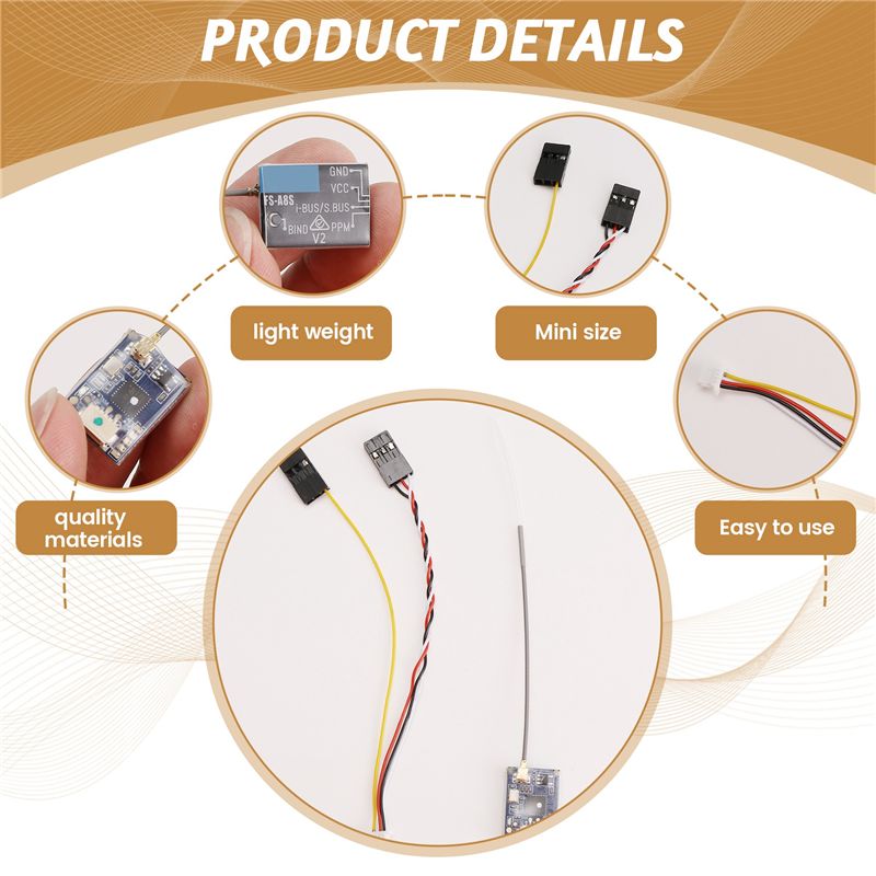 AS96: receptor mini de 2,4 GHz - Receiver Sbus 8Ch reseña y precio